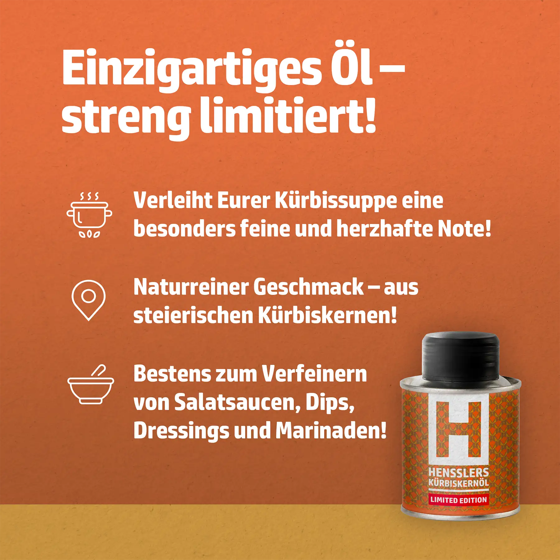 Hensslers Kürbiskernöl – HENSSLERS