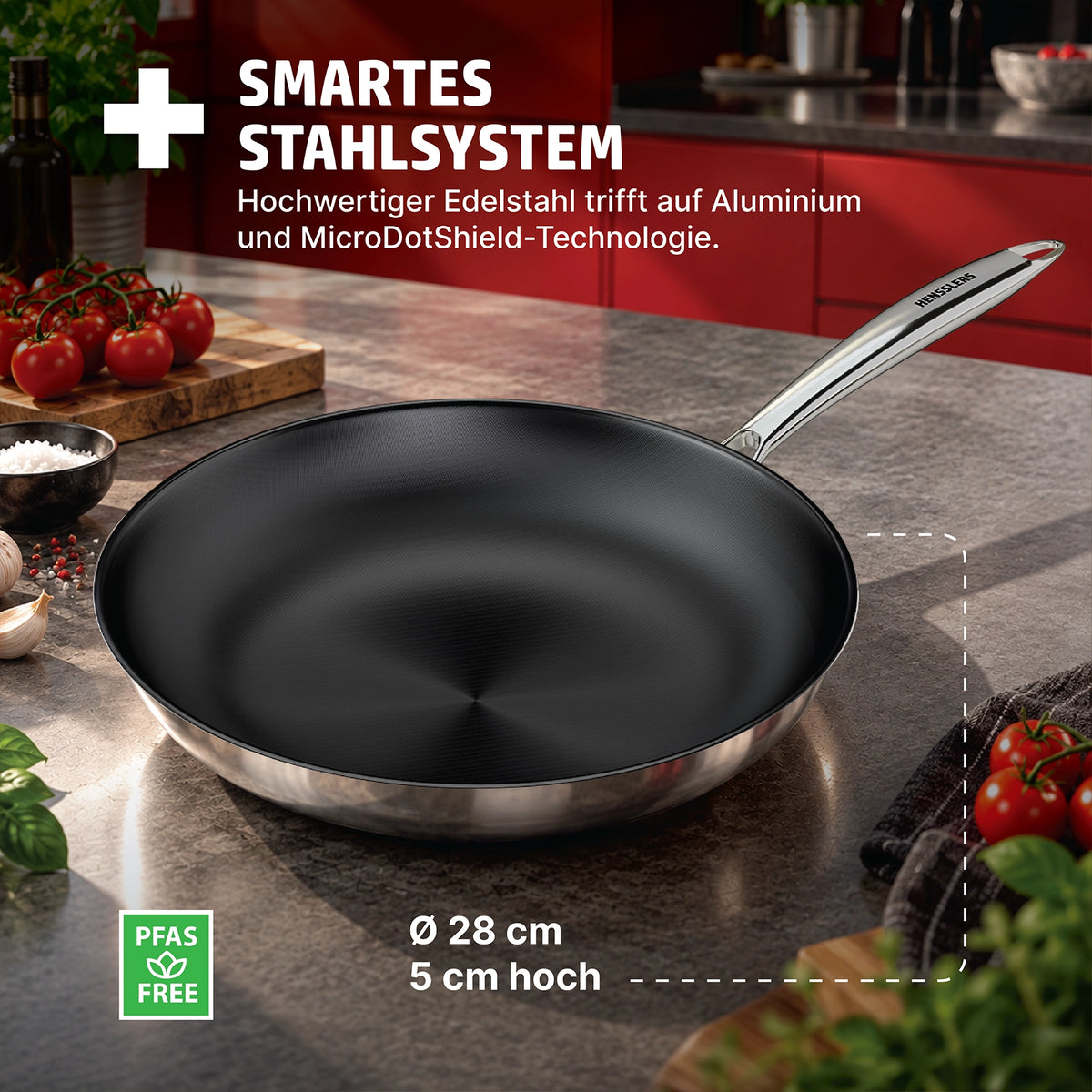 HENSSLERS ProDot Pfanne 28cm Pfannen HENSSLERS