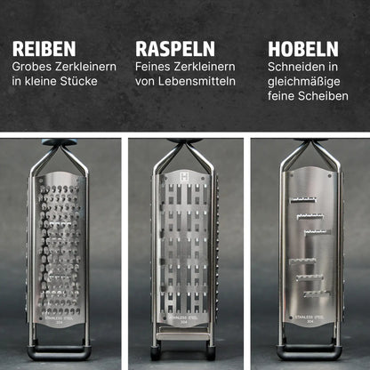 HENSSLERS 3-in-1 Reibe Küchenzubehör HENSSLERS