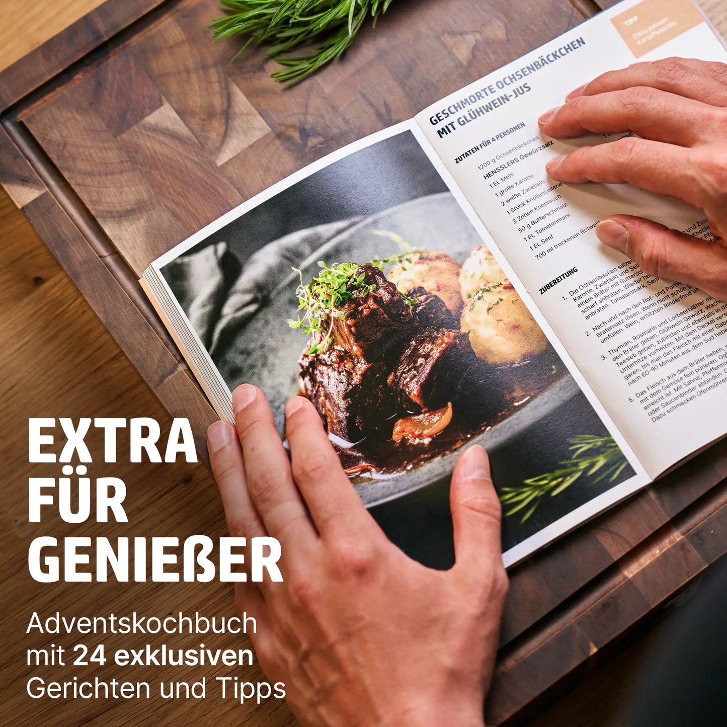HENSSLERS Premium Adventskalender Saisonal Hensslers