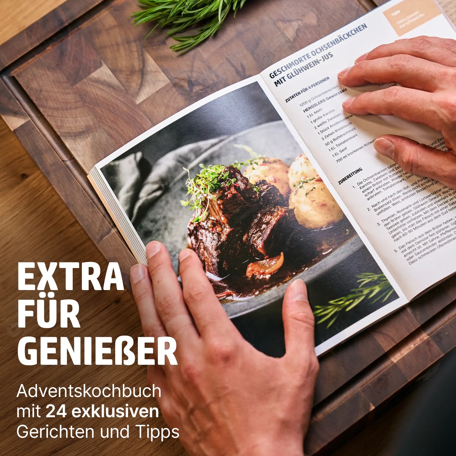 HENSSLERS Premium Adventskalender Saisonal Hensslers