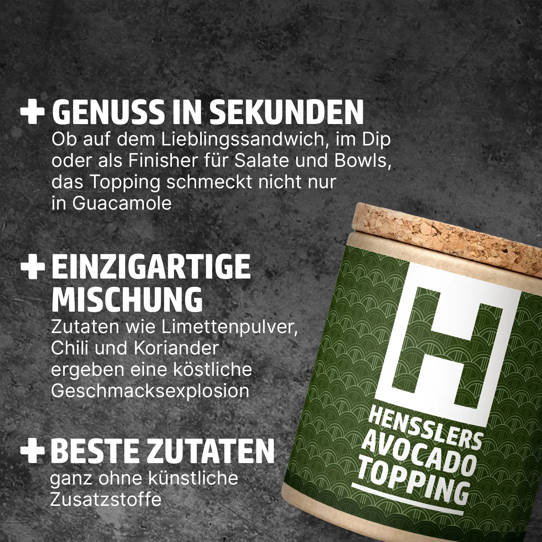 Hensslers Avocado Topping Gewürze Hensslers