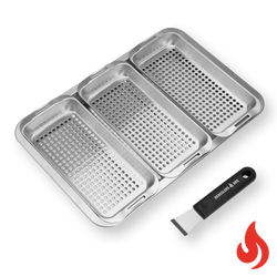 HENSSLERS Grillkorb Set Küchenzubehör Hensslers
