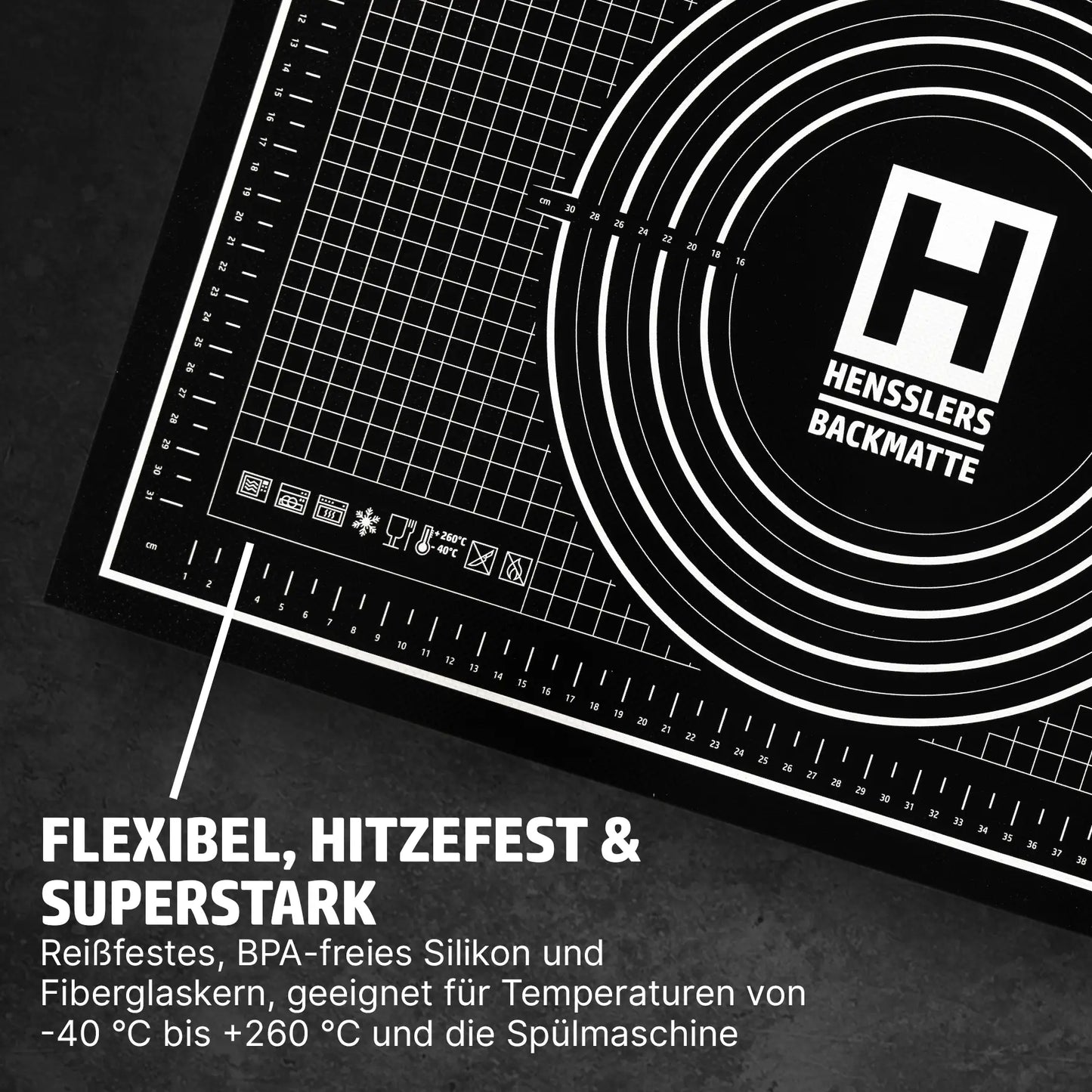 HENSSLERS Backmatte Küchenzubehör HENSSLERS