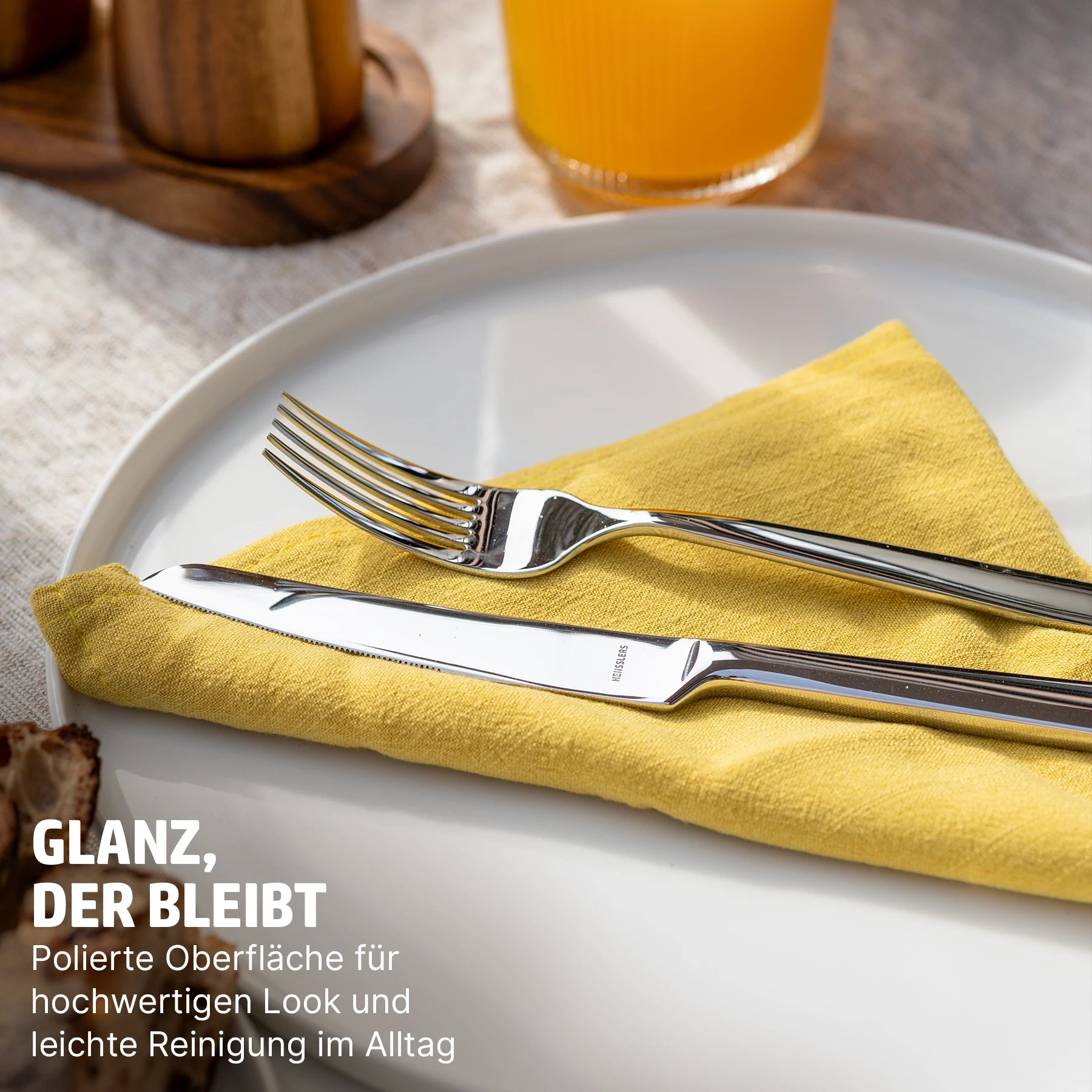 HENSSLERS Besteckset 30-teilig Küchenzubehör Hensslers