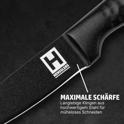HENSSLERS Black Blade - Gemüsemesser Messer HENSSLERS