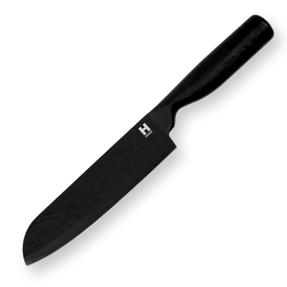Hensslers Black Blade - Santokumesser Messer Hensslers