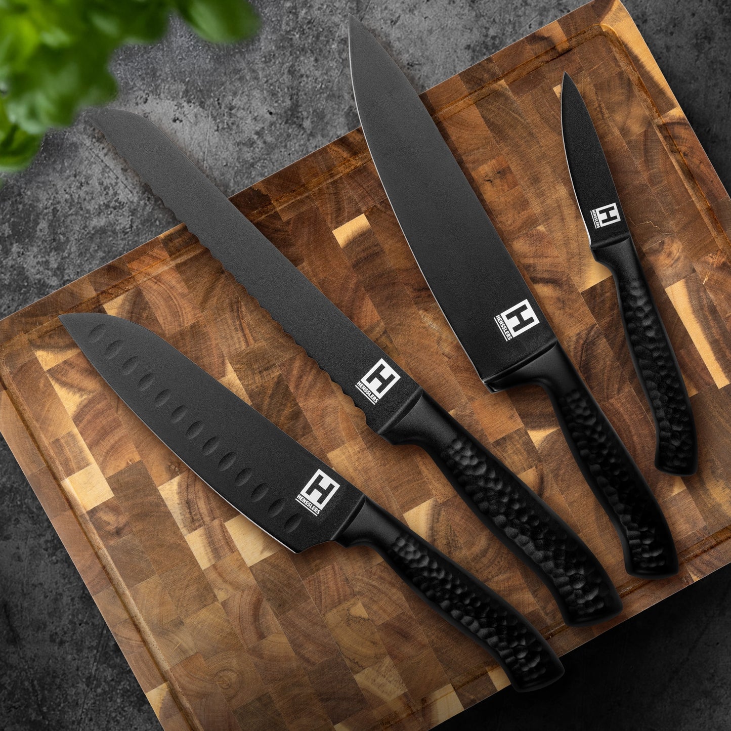 HENSSLERS Black Blade Messer Serie Messer HENSSLERS