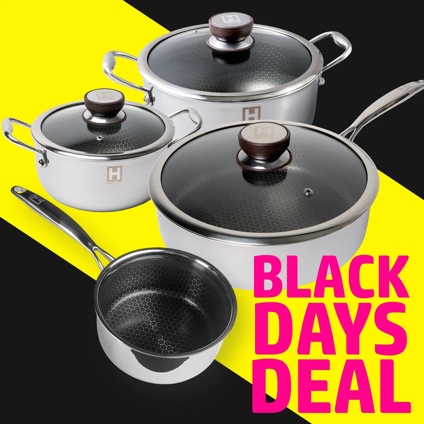 HENSSLERS Komplettset 4-teilig HENSSLERS