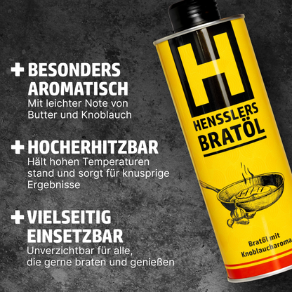 HENSSLERS Bratoel Packshot mit Benefits