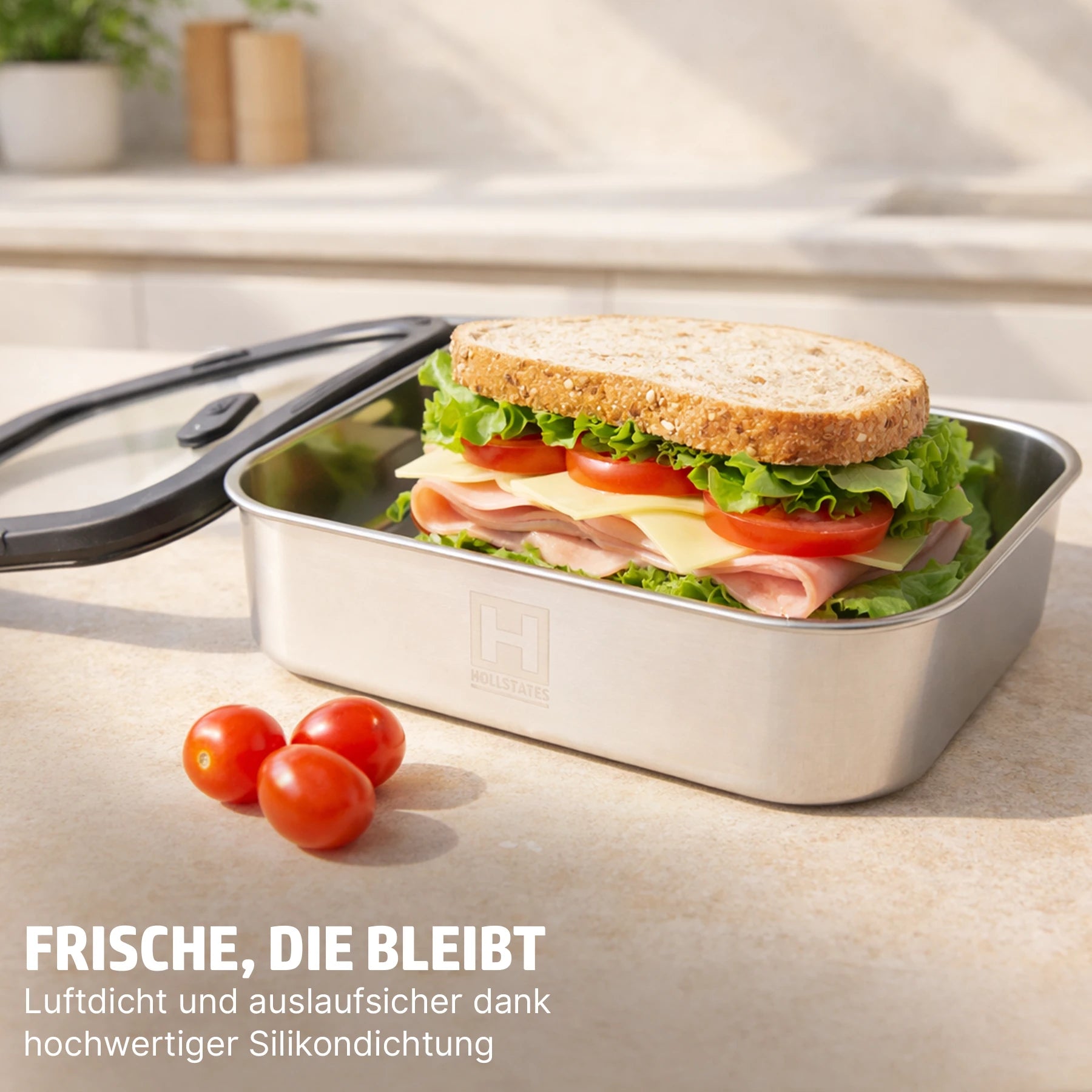 HENSSLERS Brotdosen 3er-Set Küchenzubehör HENSSLERS
