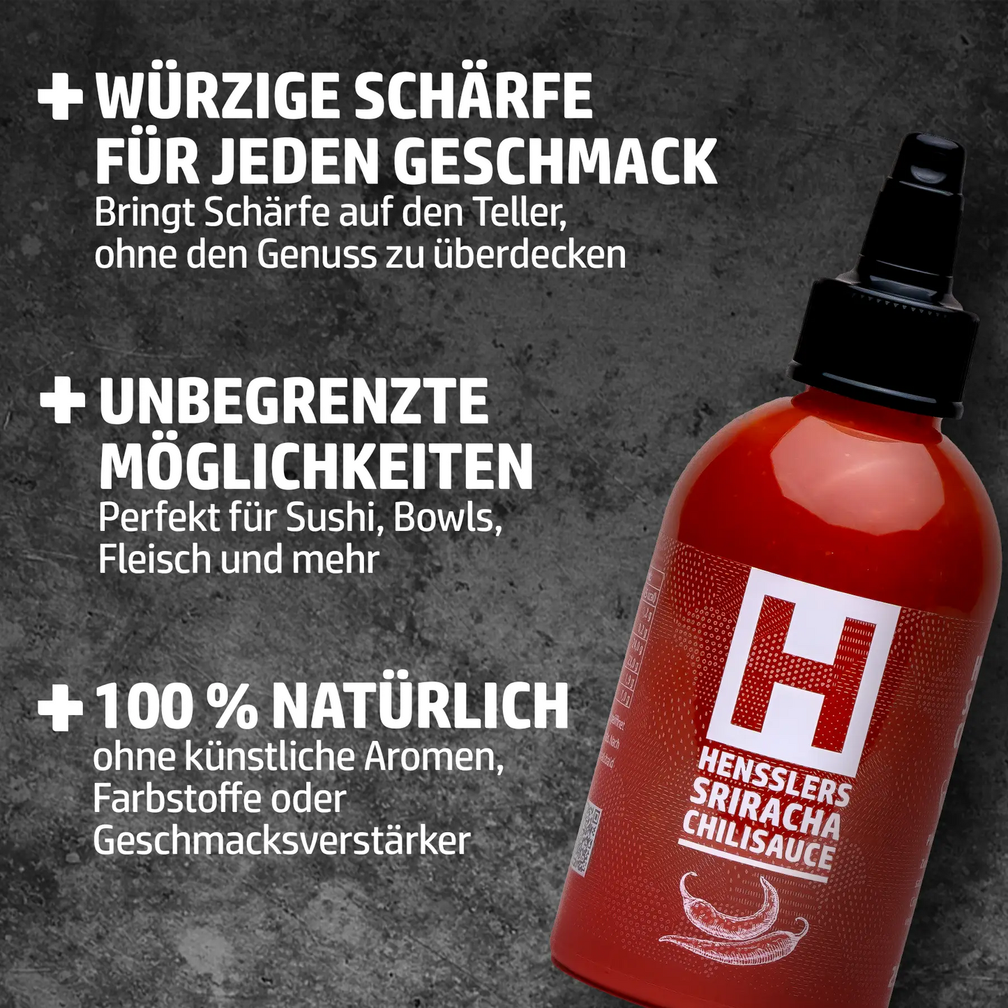 HENSSLERS Sriracha Chilisauce Saucen Hensslers