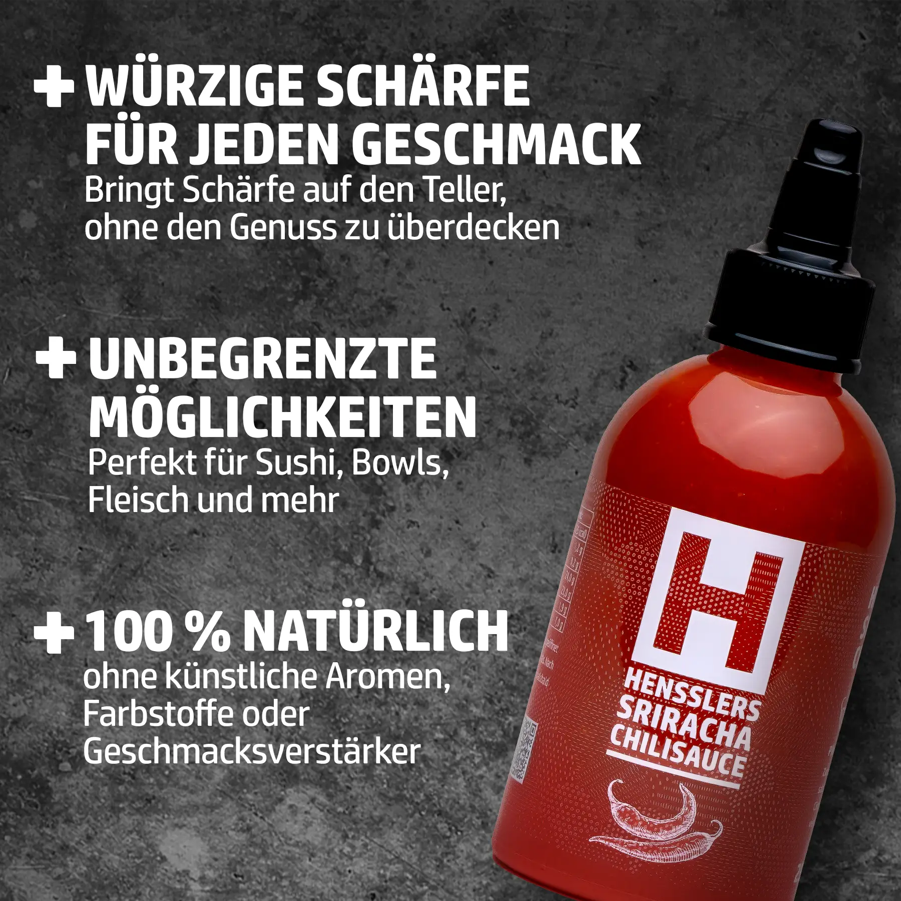 HENSSLERS Sriracha Chilisauce Saucen Hensslers