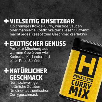 HENSSLERS 3er Currywurst-Starter-Set Gewürze HENSSLERS