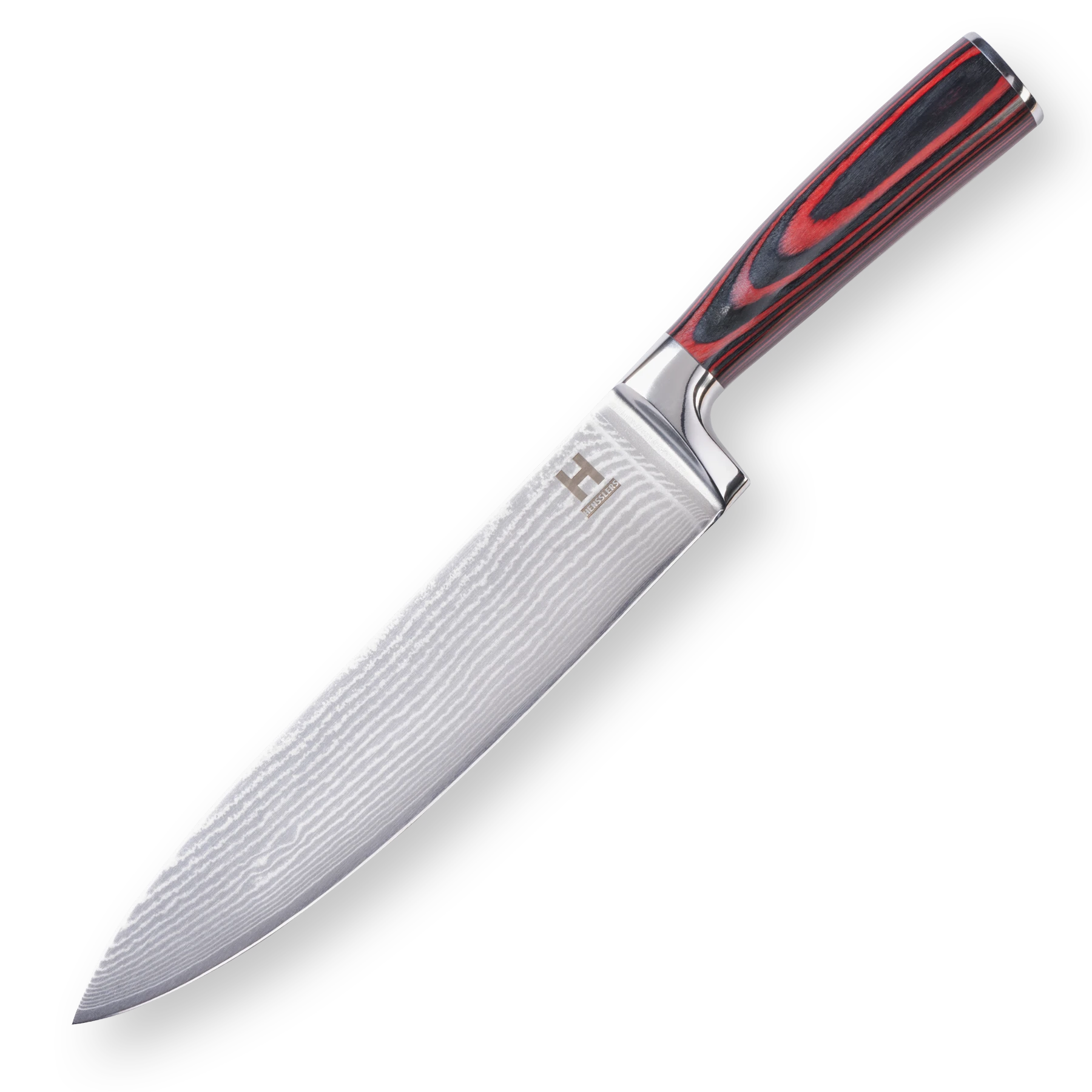 HENSSLERS Damast Kochmesser Messer Hensslers