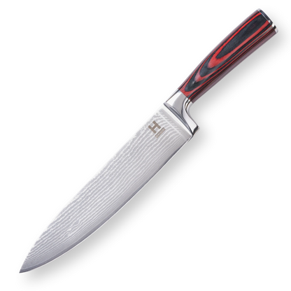 HENSSLERS Damast Kochmesser Messer Hensslers