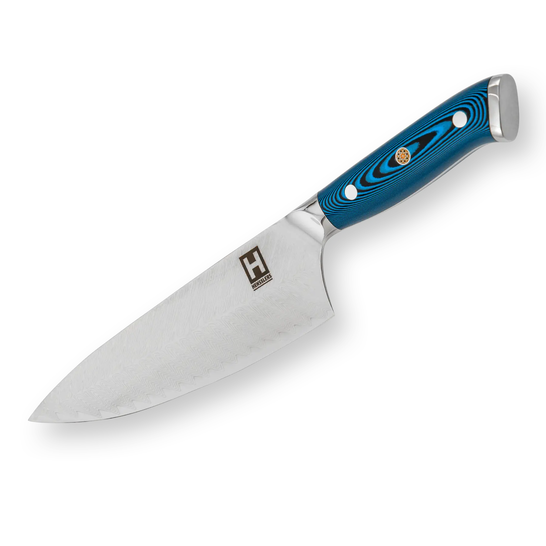 HENSSLERS Damast Kochmesser Messer Hensslers