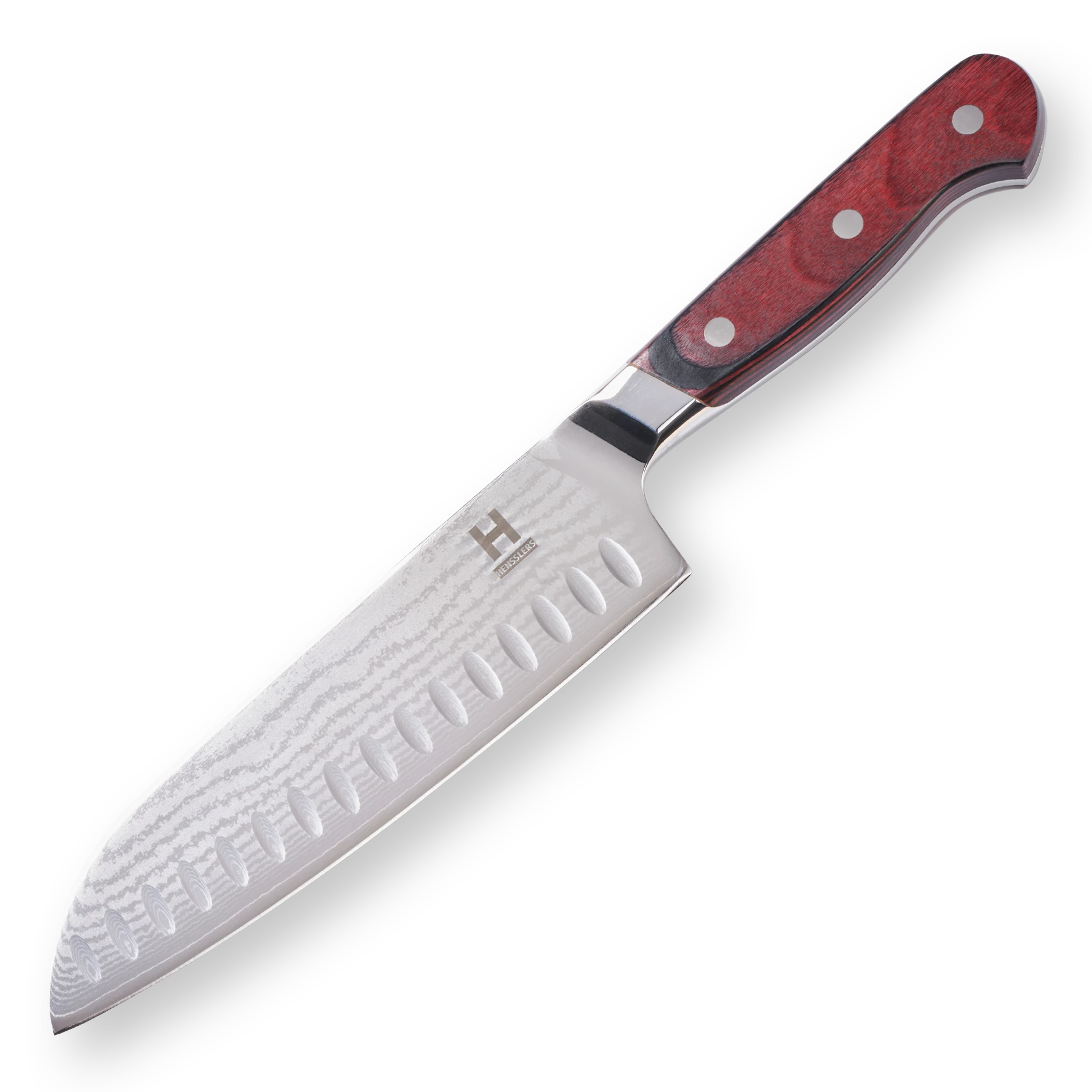 HENSSLERS Damast Santoku Messer Messer Hensslers