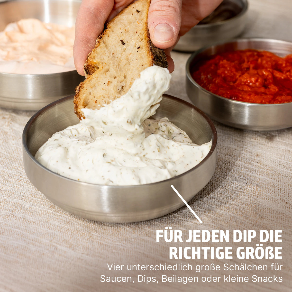 Dipschälchen 4 Teilig online kaufen