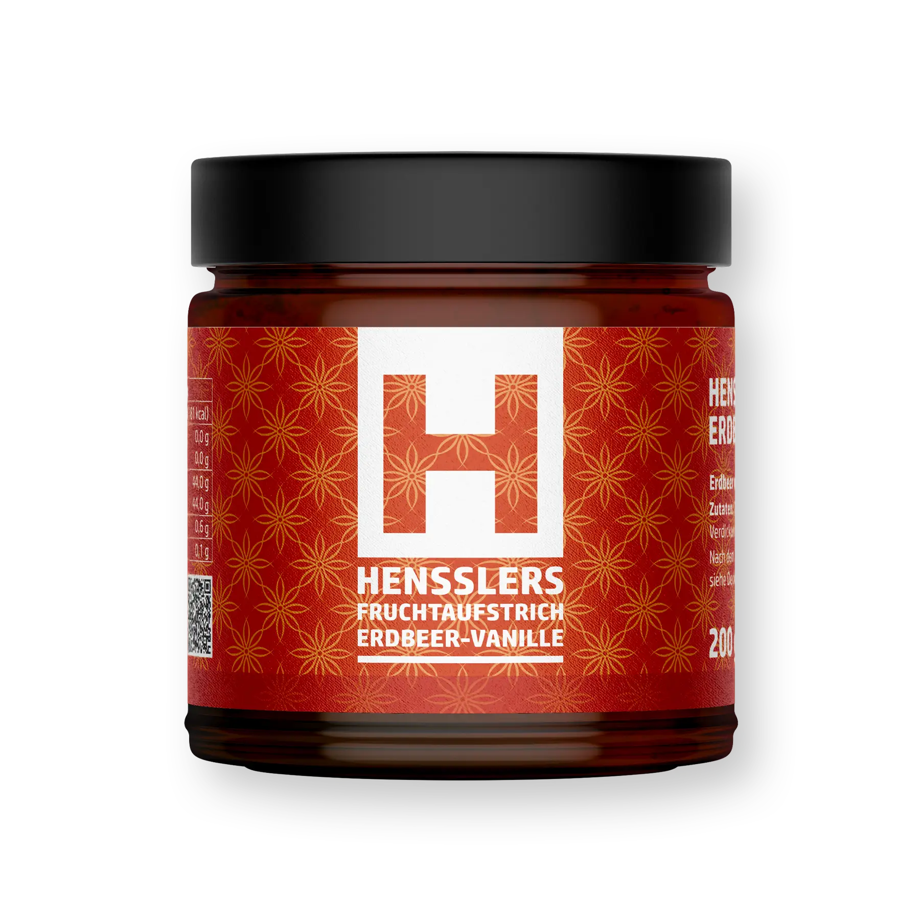 Hensslers Fruchtaufstrich Erdbeer-Vanille Saucen Hensslers