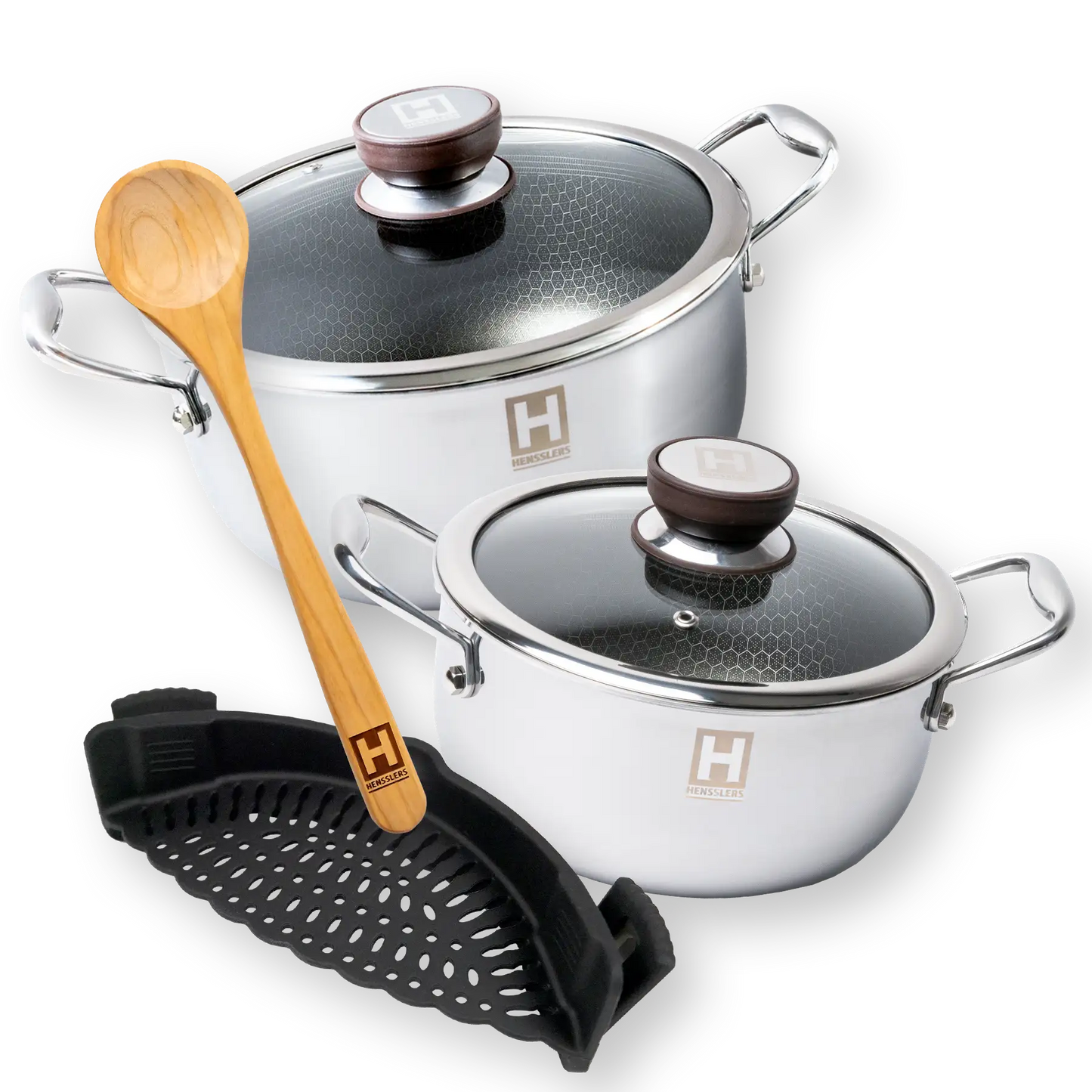 Hensslers All-in-One Kochtopf Set Bundles Hensslers