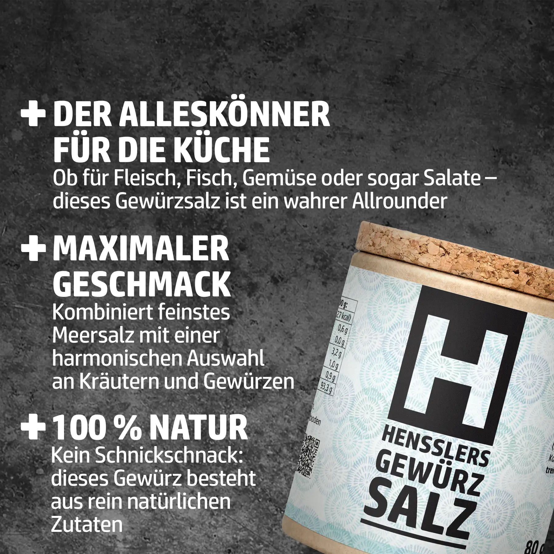 Hensslers 28er Pfanne + GRATIS Gewürzssalz Bundles Hensslers