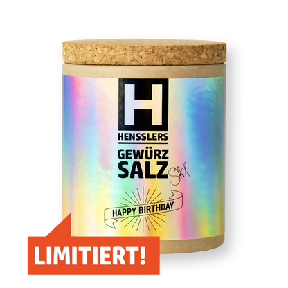 HENSSLERS Gewürzsalz Happy Birthday Edition Gewürze HENSSLERS