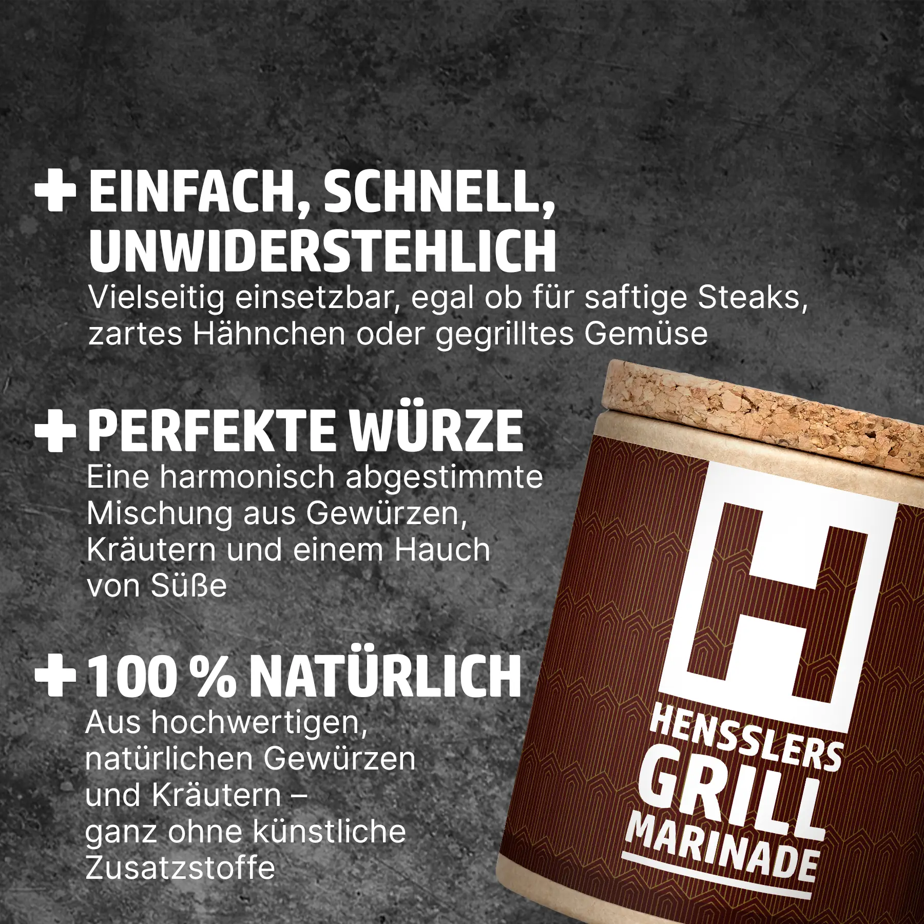 Hensslers Grill Marinade Gewürze Hensslers