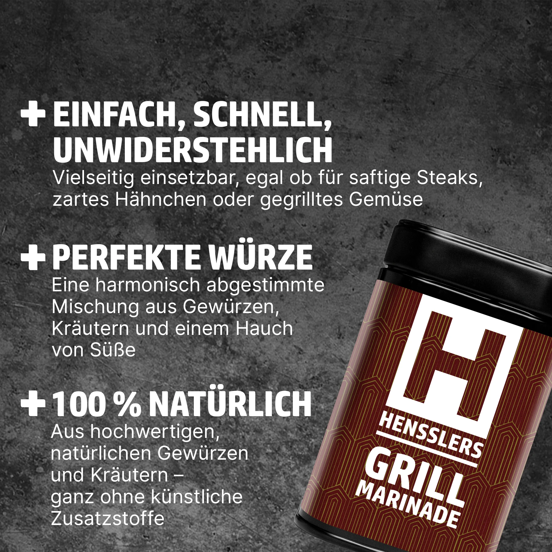 HENSSLERS Grill Marinade Gewürze Hensslers
