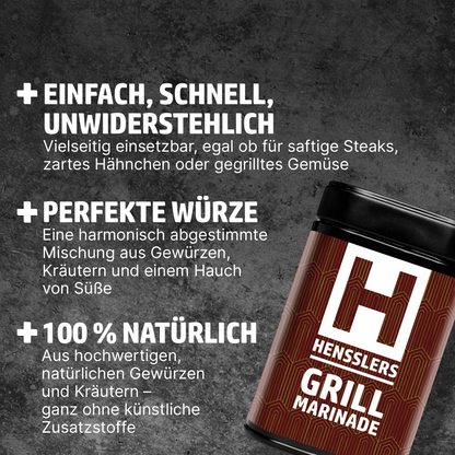HENSSLERS Grill Marinade Gewürze Hensslers
