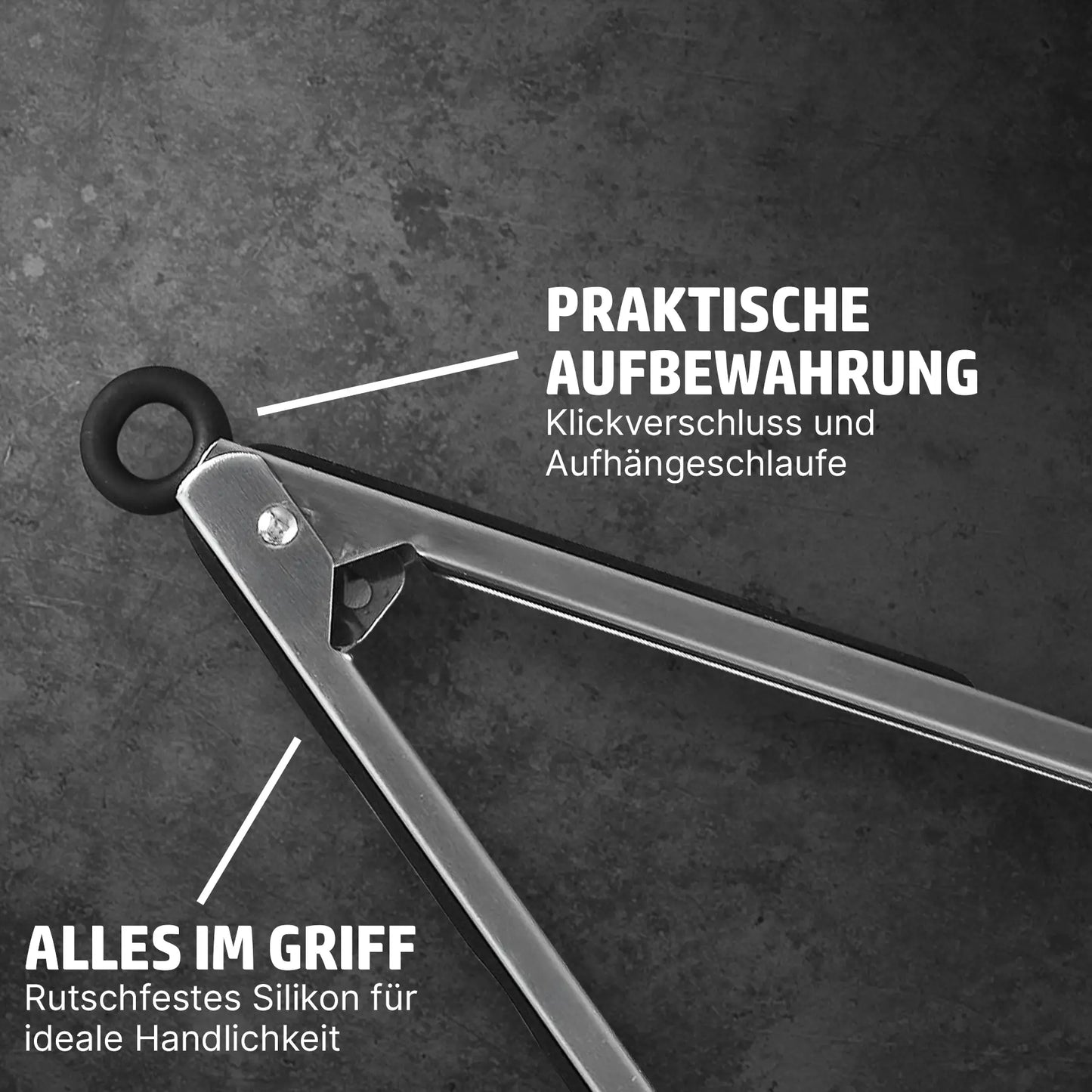 HENSSLERS Grillzange klein Küchenzubehör Hensslers