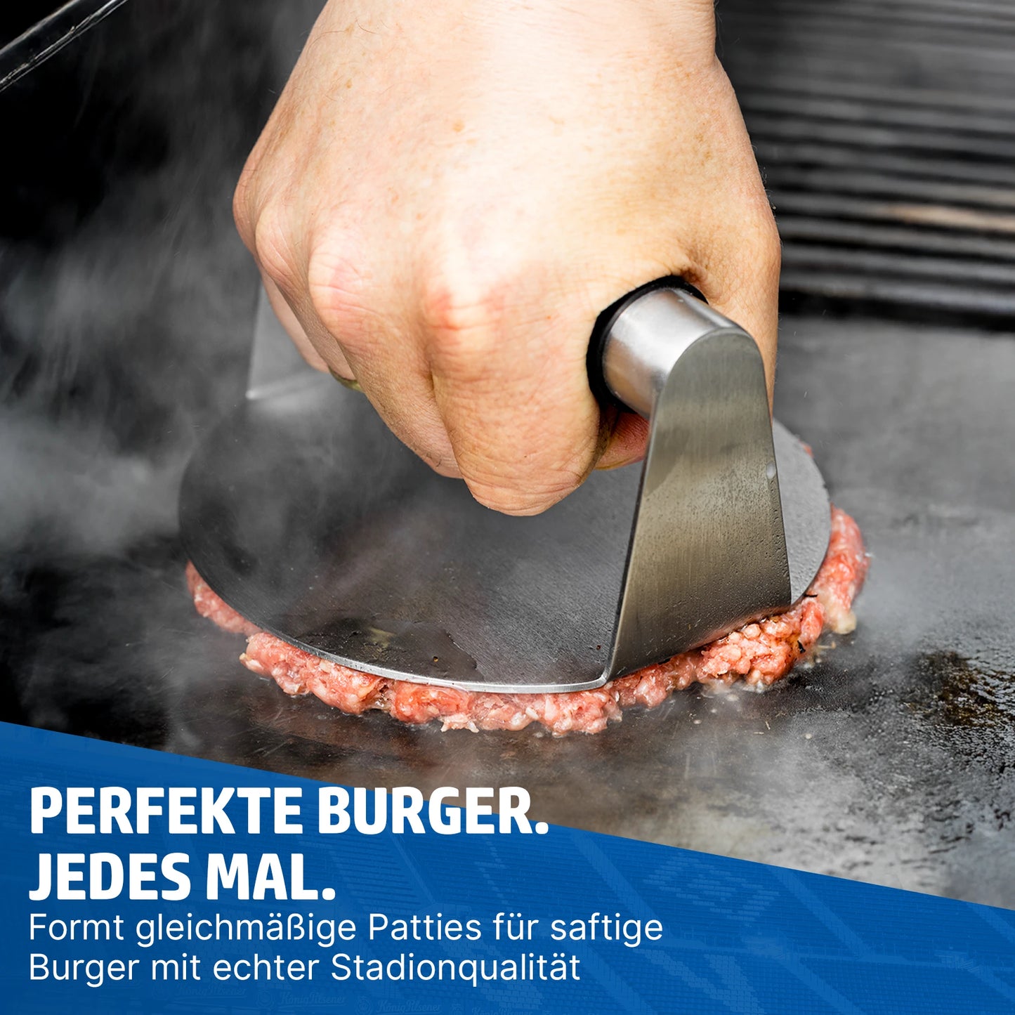 HENSSLERS Burgerpresse HSV-Edition Küchenzubehör HENSSLERS