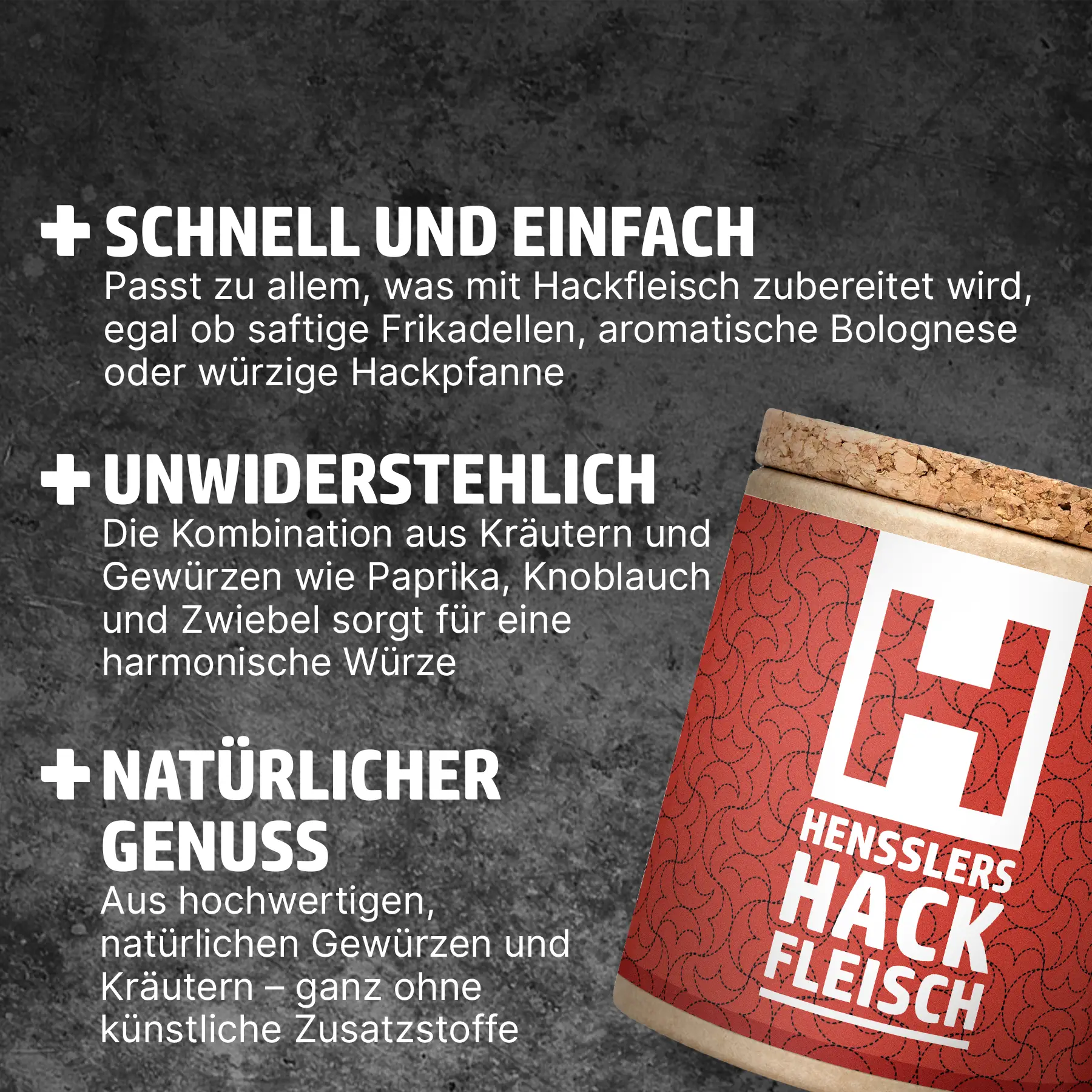 HENSSLERS Hackfleisch Gewürze Hensslers