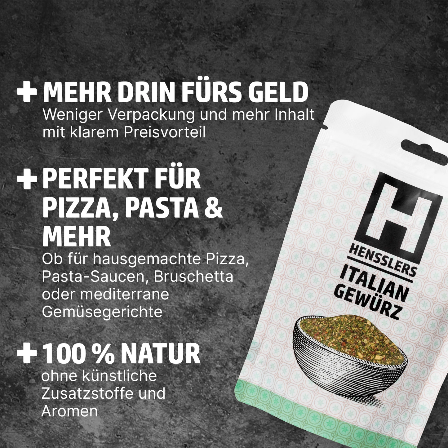 HENSSLERS Italian Gewürz Refill Pack Gewürze HENSSLERS