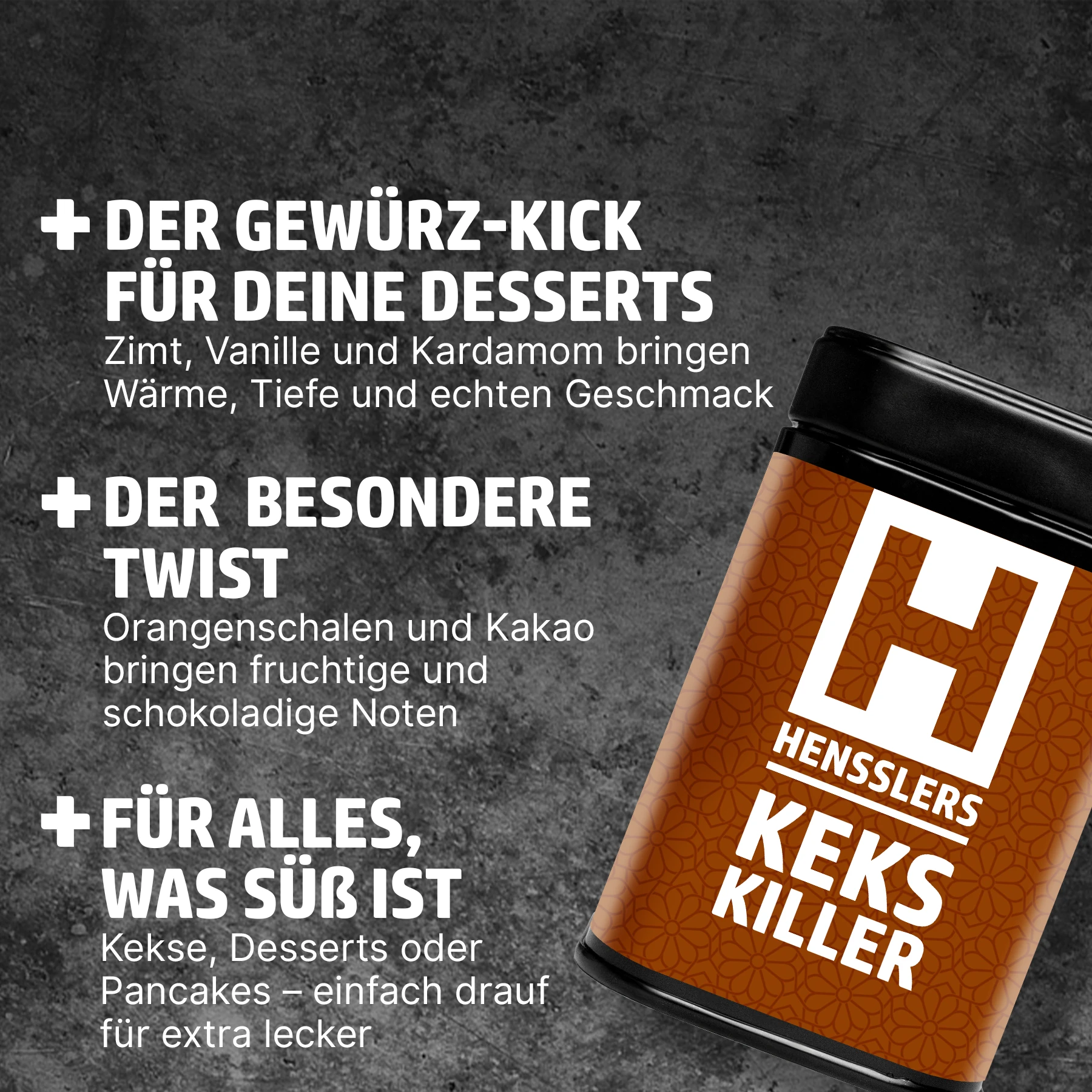 HENSSLERS Keks Killer Gewürze HENSSLERS