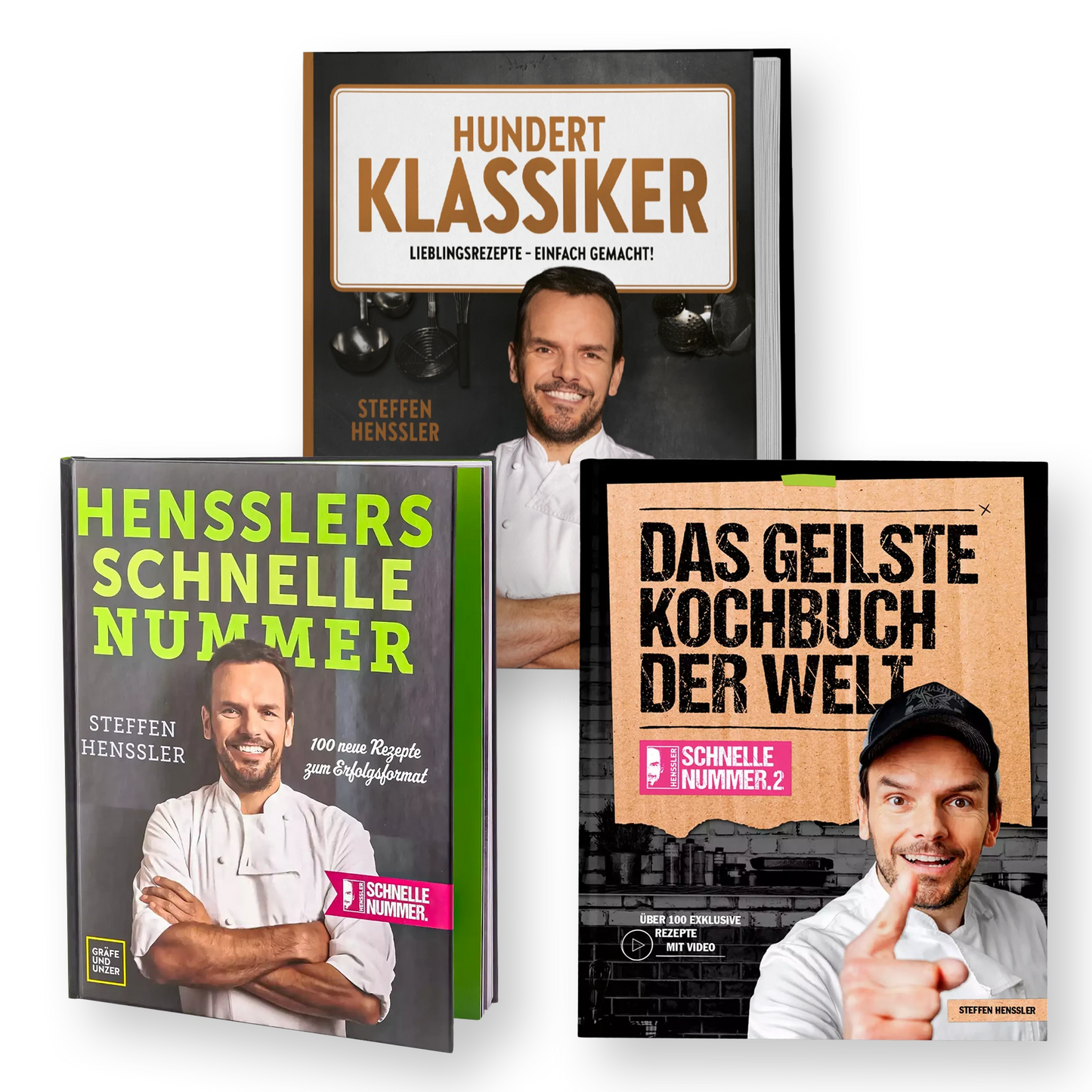HENSSLERS Bestseller Set-Die schnellen und der Klassiker Kochbücher Hensslers