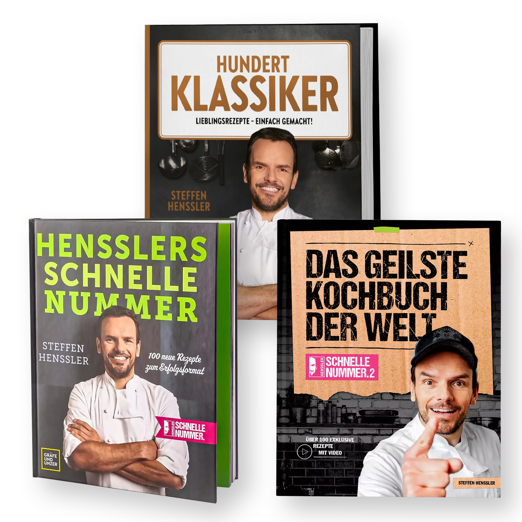 HENSSLERS Bestseller Set-Die schnellen und der Klassiker Kochbücher Hensslers