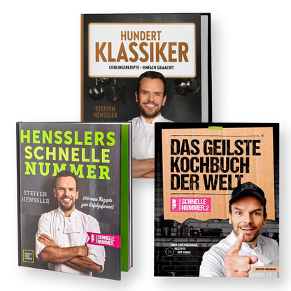 HENSSLERS Bestseller Set-Die schnellen und der Klassiker Kochbücher Hensslers