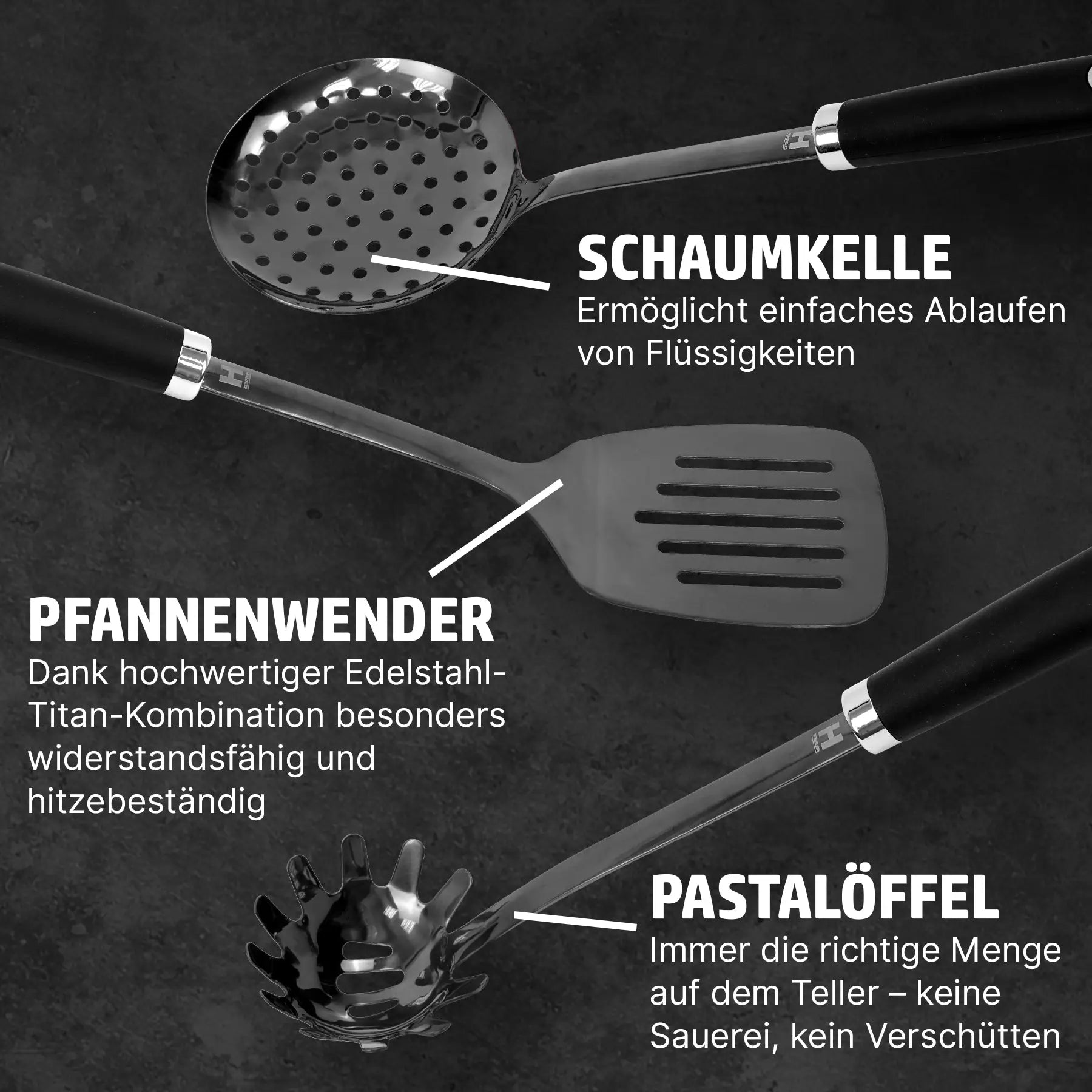 HENSSLERS 5er Küchenhelfer Set Bundles HENSSLERS
