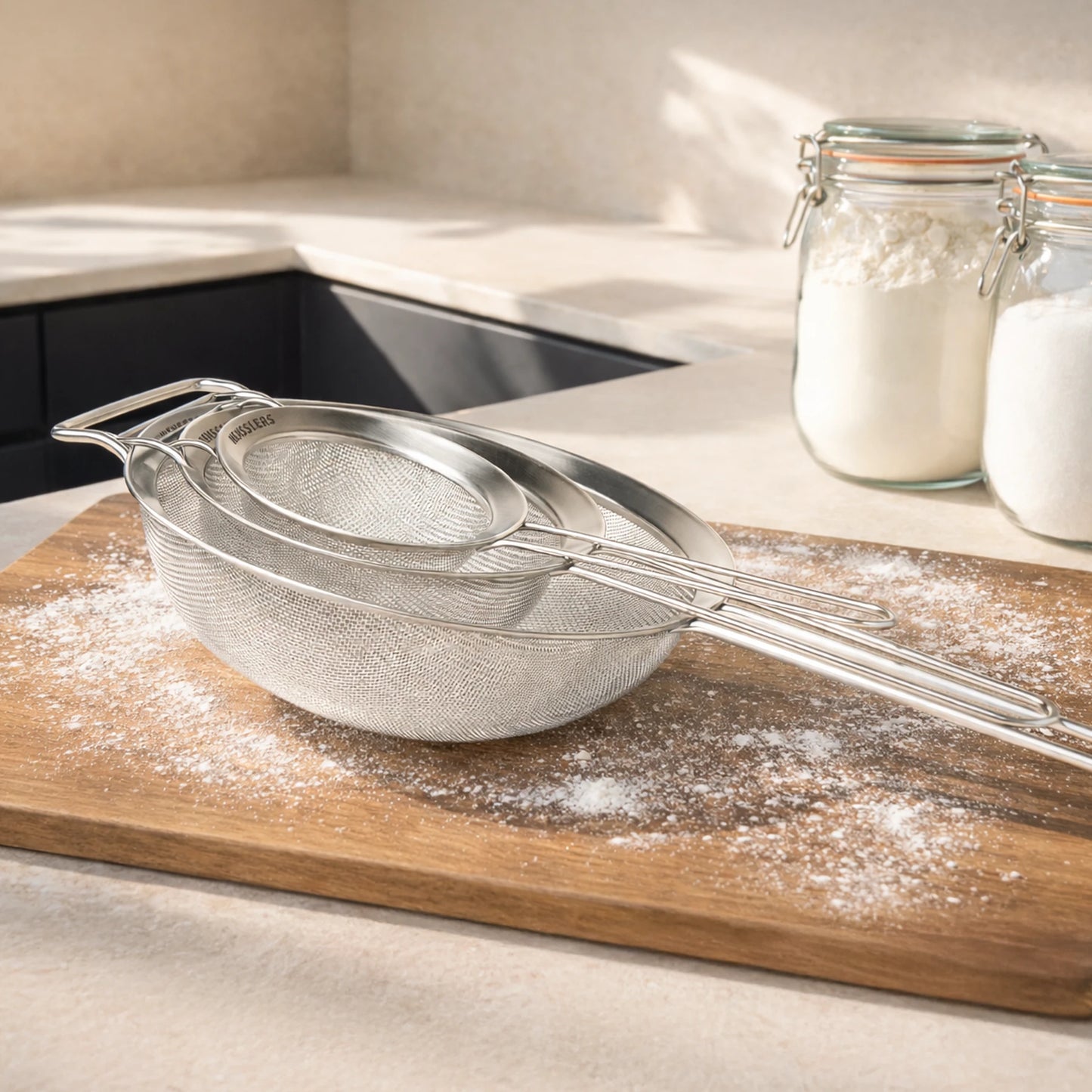 HENSSLERS Küchensieb 3er Set