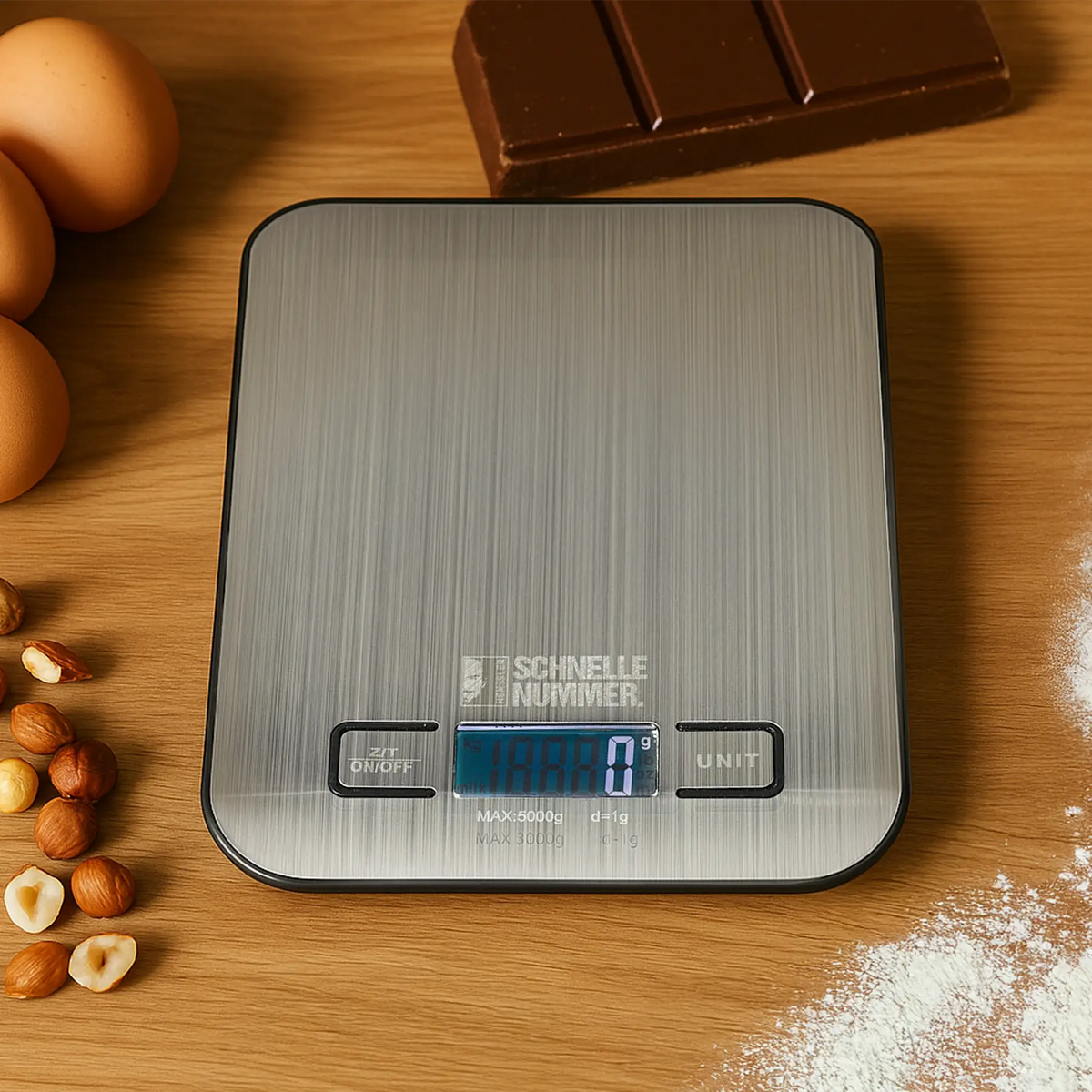 Edle Küchenwaage » Messung in 1g-Schritten ✨ – HENSSLERS