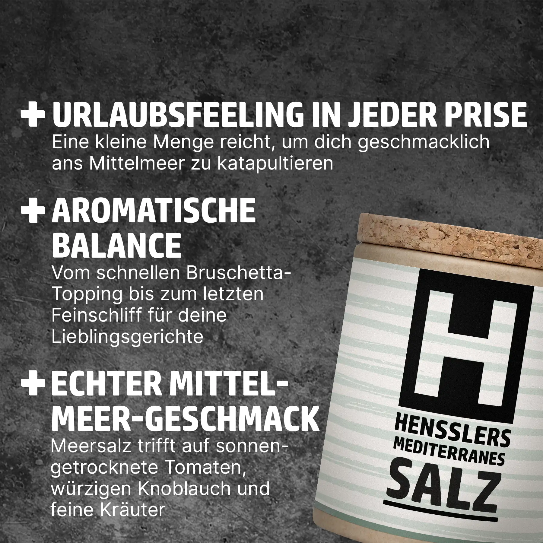 Hensslers Mediterranes Salz Gewürze Hensslers