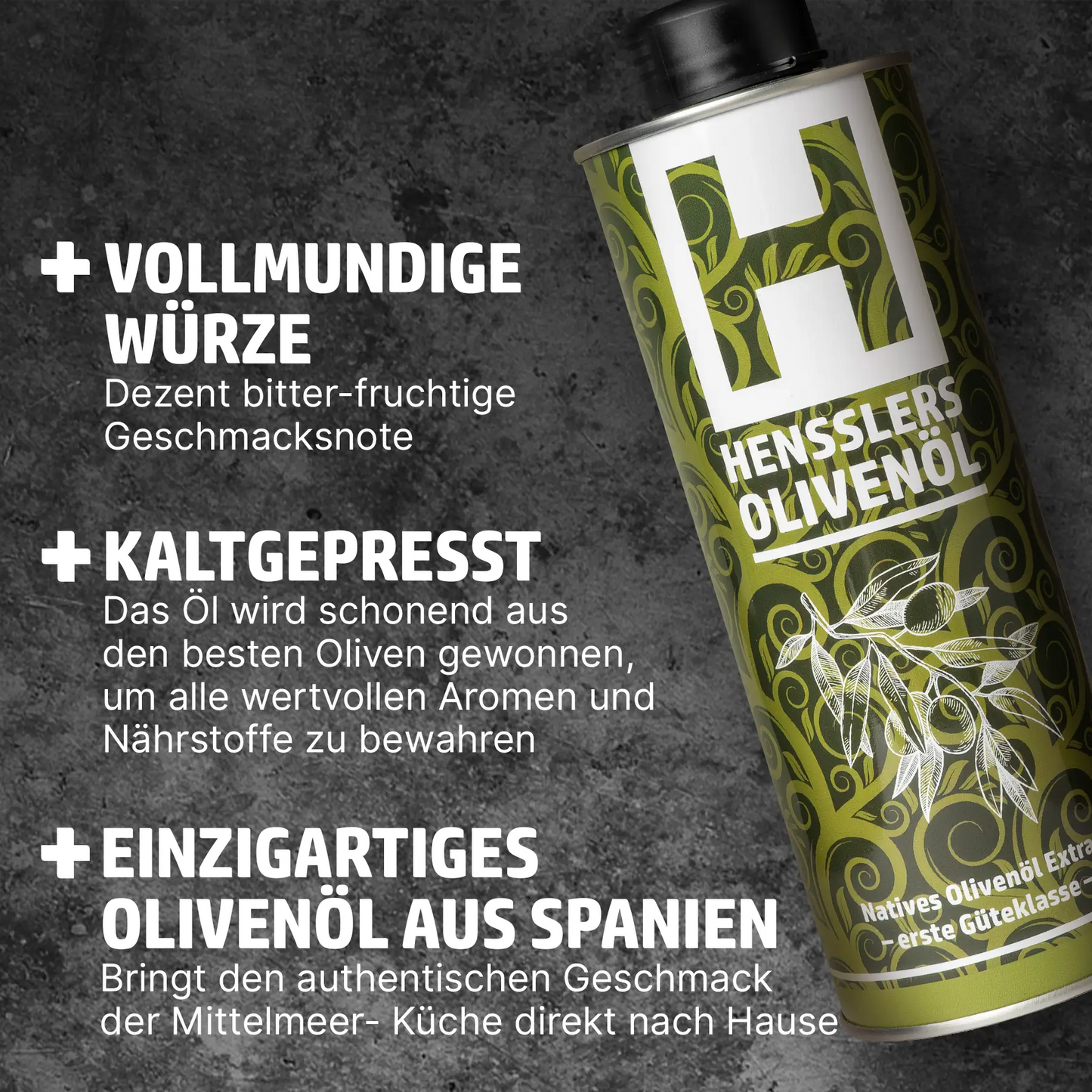 HENSSLERS Olivenoel mit Benefits