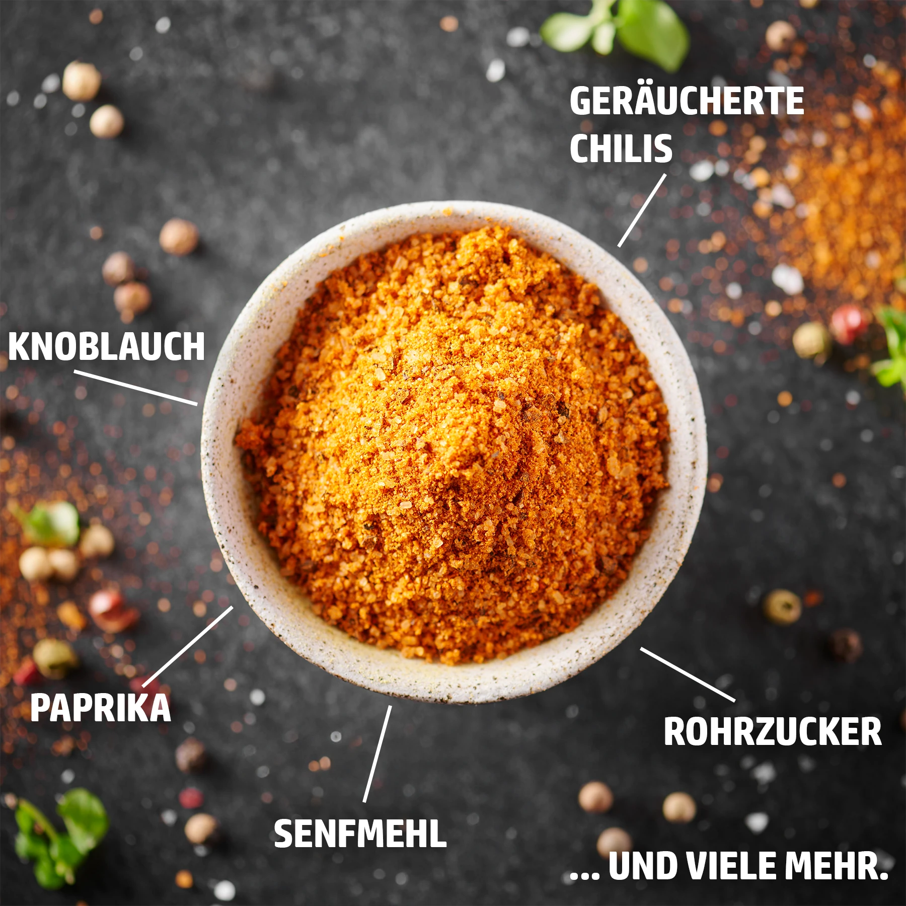 HENSSLERS 6er Grill & BBQ Gewürzset Gewürze HENSSLERS