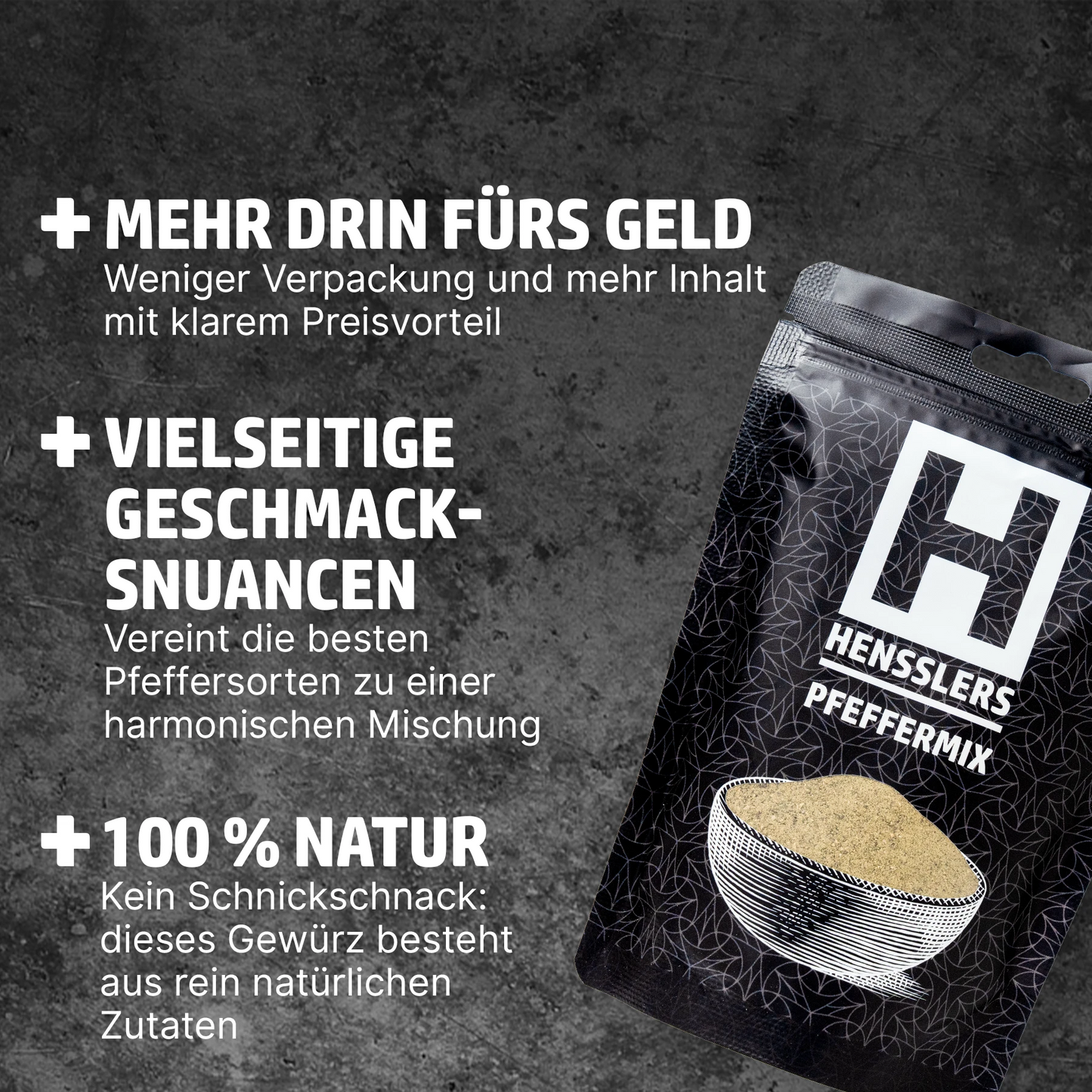 HENSSLERS Pfeffermix Refill Pack Gewürze HENSSLERS