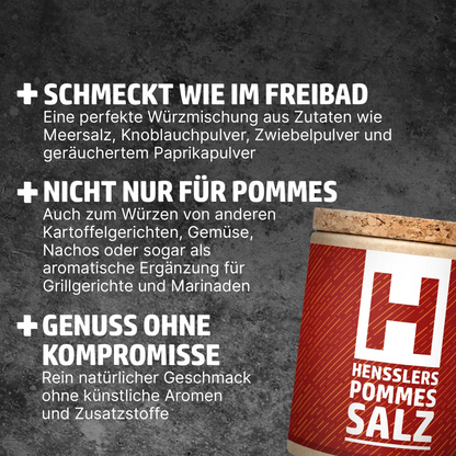 HENSSLERS Pommes Salz Gewürze Hensslers