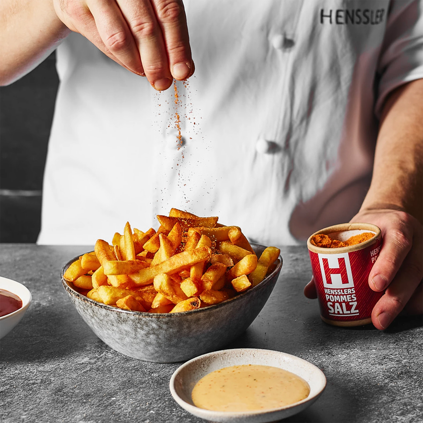 HENSSLERS Pommes Salz Gewürze Hensslers