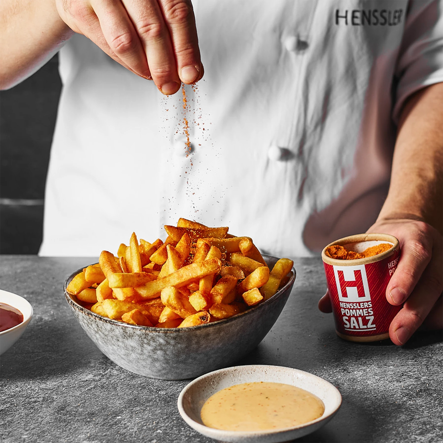 HENSSLERS Pommes Salz Gewürze Hensslers