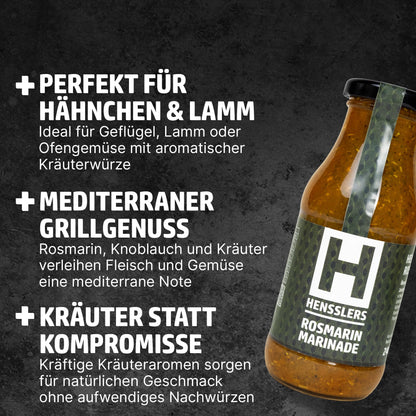 HENSSLERS Rosmarin Marinade Saucen HENSSLERS