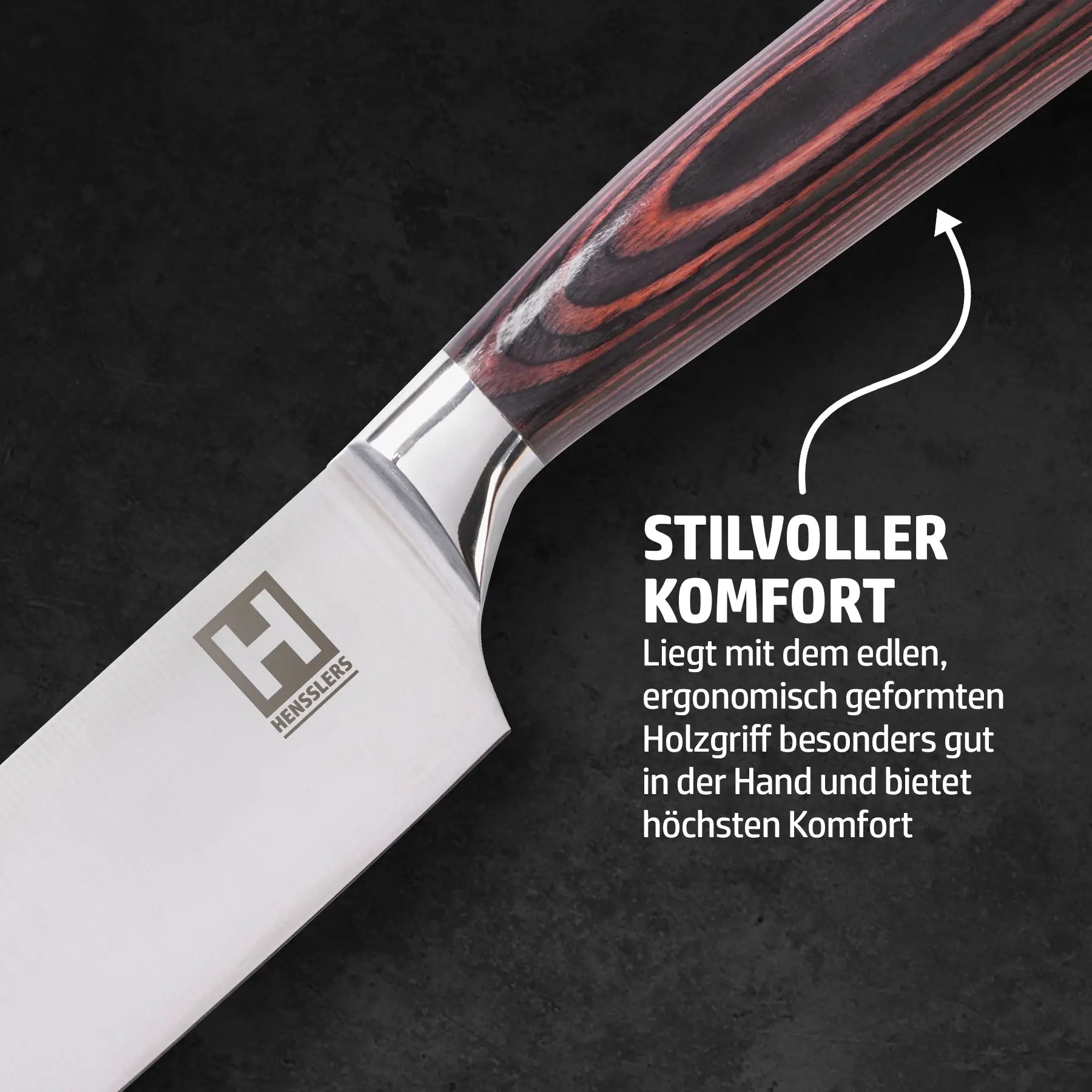 Hensslers Santokumesser Messer Hensslers